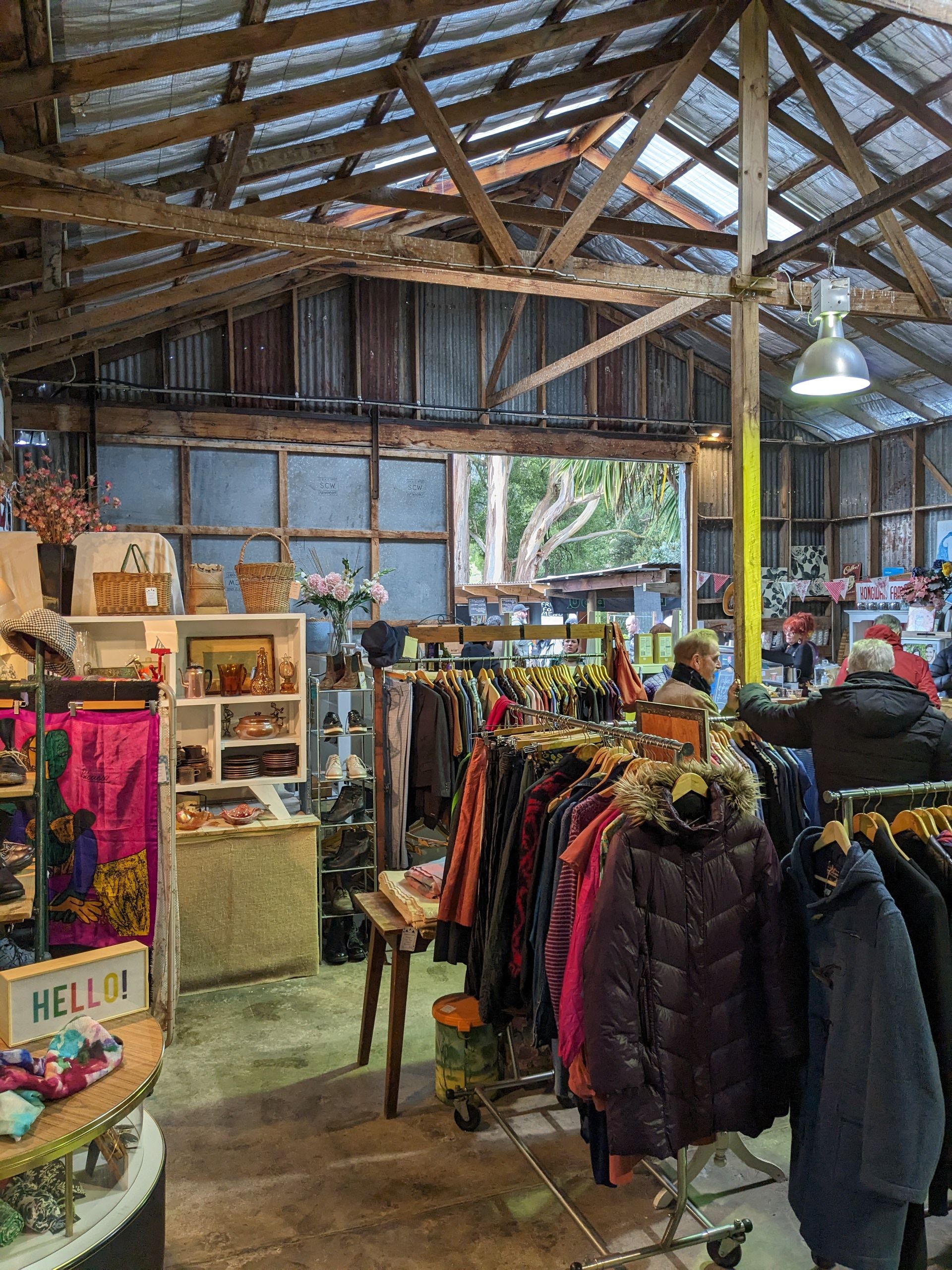 Inside the Kongwak market