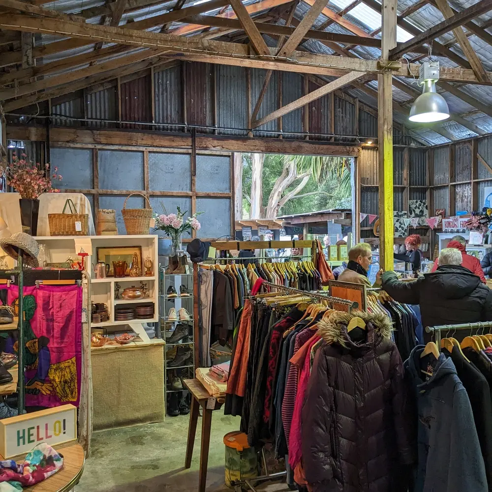 Inside the Kongwak market