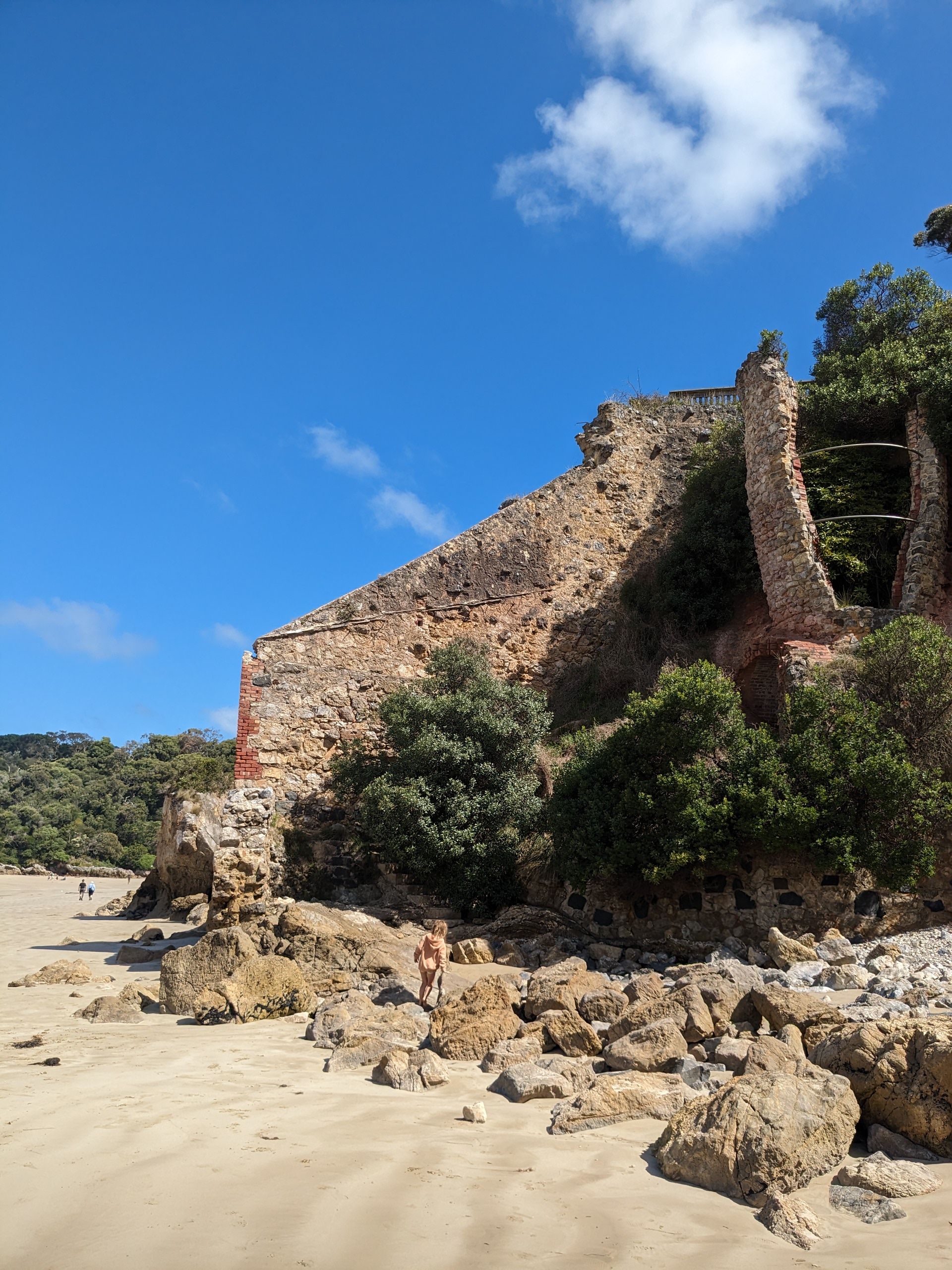 the historic lime kilns at Walkerville South beach