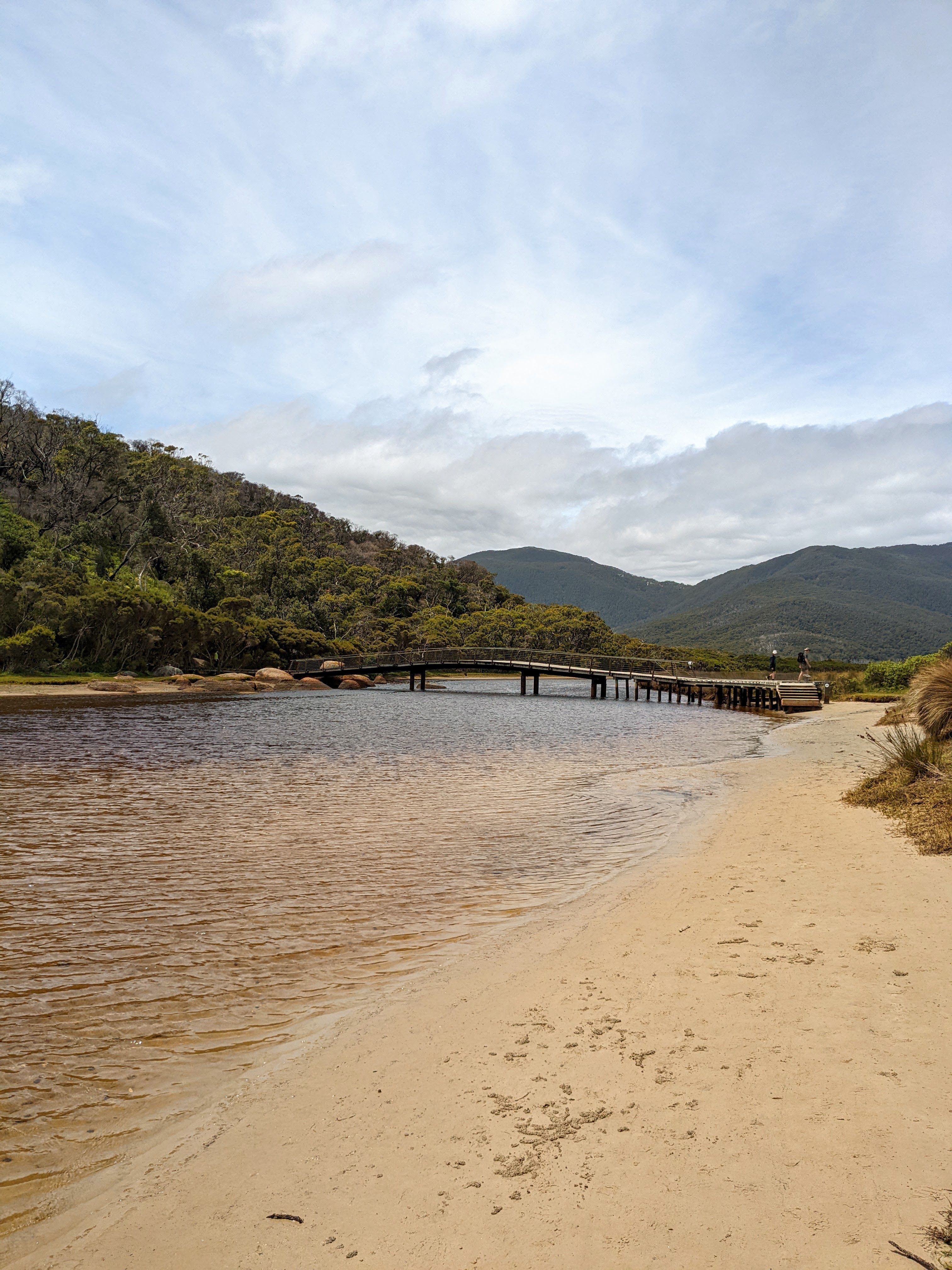 a view looking upstream of Tidal River